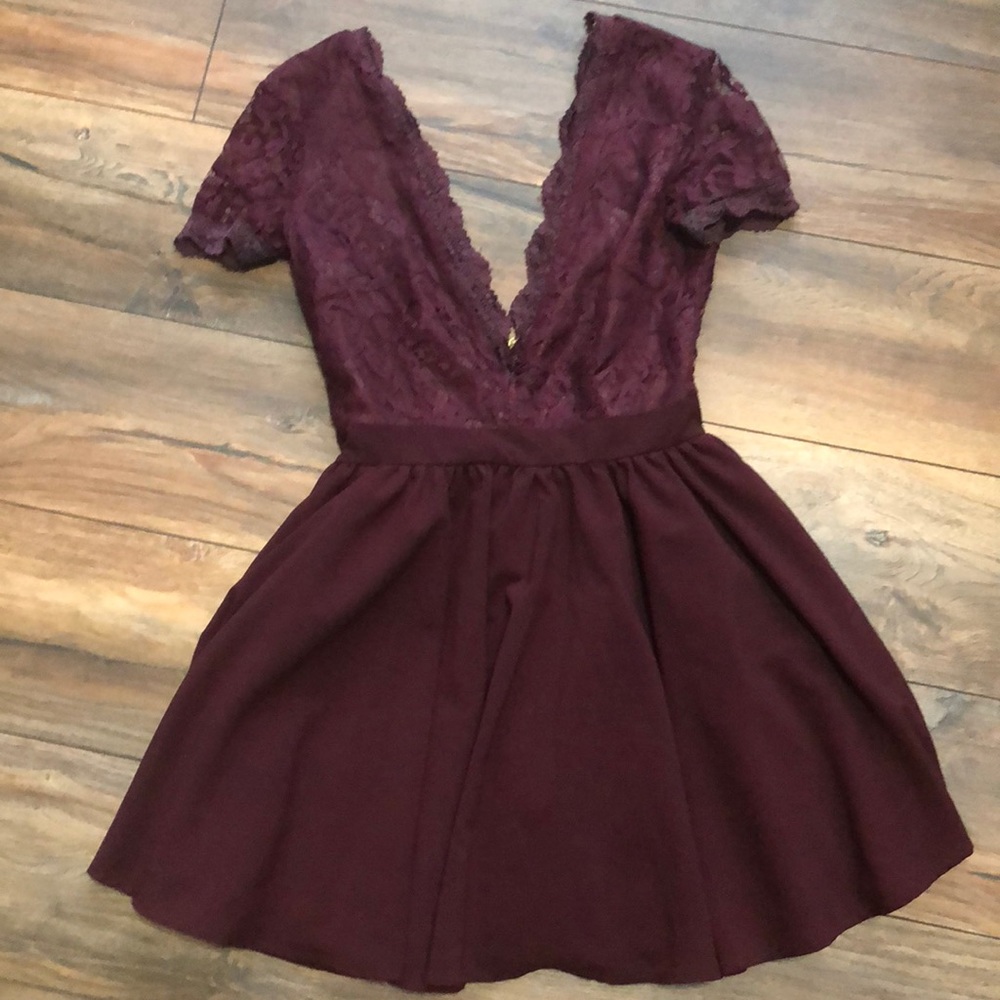 Short Princess V-neck Dress